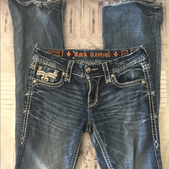 Rock revival Tess boot jeans size 27 - Picture 2 of 5
